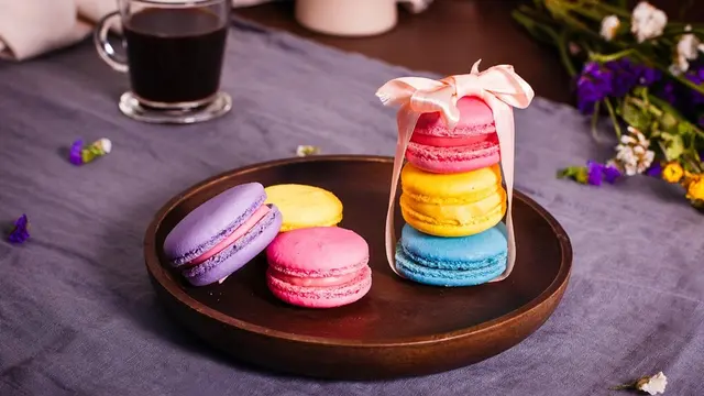 cara membuat macaroon