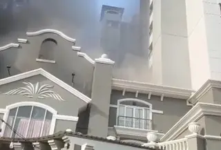 Kebakaran di Apartemen Tanjung Duren (Foto: Winda Nelfira/Liputan6.com)