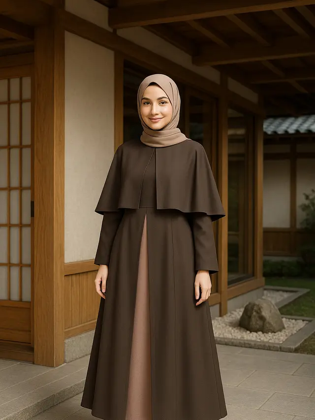 Model Gamis Kekinian untuk Wanita Tinggi 150an