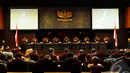 Sidang hari ini merupakan sidang yang ketiga selama pergelaran sengketa Pilpres, Jakarta, Senin (11/8/2014) (Liputan6.com/Andrian M Tunay)
