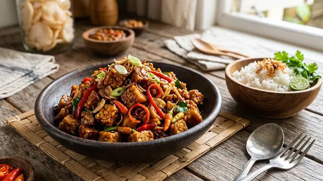 Resep Tempe Orek Pedas yang Renyah dan Anti Lembek/AI Generated