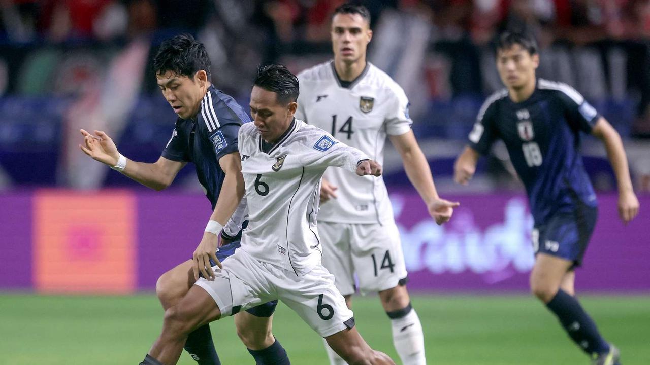 FOTO: Timnas Indonesia 'Dijajah' Jepang, Tak Berdaya Menyerah 6-0