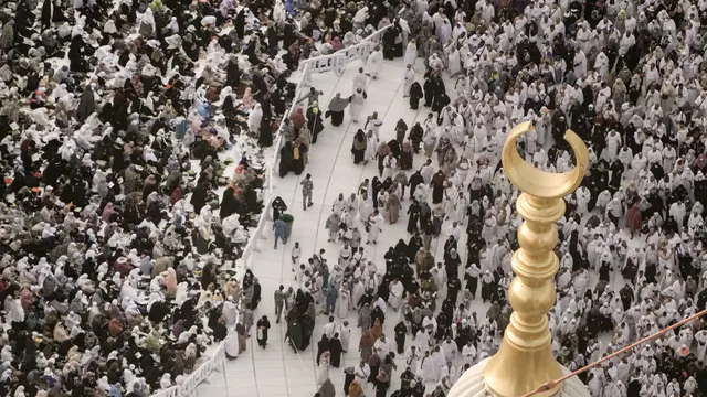Suasana Makkah yang Mulai Ramai Calon Jemaah Haji