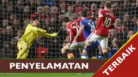 Berikut video 5 penyelamatan terbaik Premier League pekan ke-19. Penyelamatan yang dilakukan Courtois menjadi aksi terbaik dalam pekan ini.