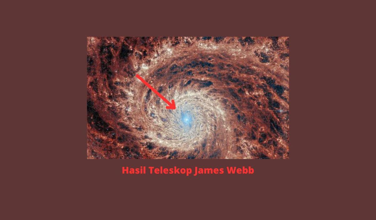 Gambar yang lebih jelas ini dapat ditangkap oleh alat Mid-InfraRed (MIRI) Webb.