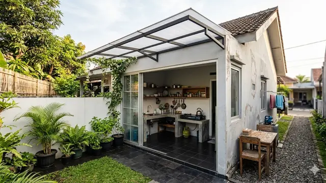 Cara Sederhana Percantik Eksterior Rumah Tanpa Renovasi Berlebihan/AI
