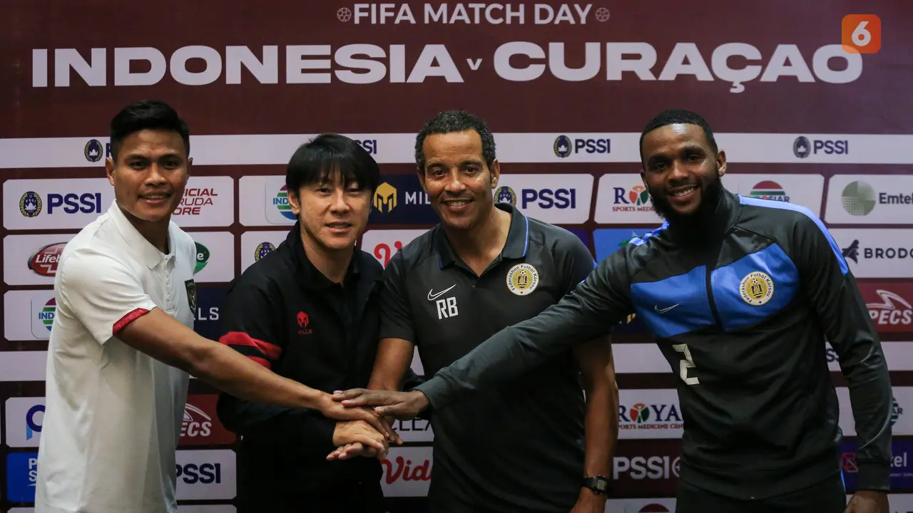 Konferensi Pers Jelang Laga FIFA Match Day Timnas Indonesia Vs Curacao