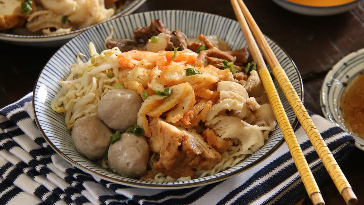 mie kepiting pontianak