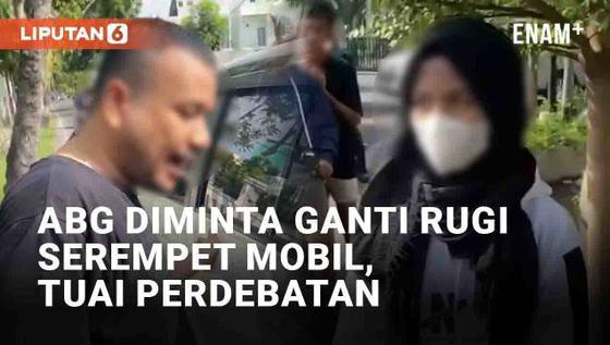 VIDEO: Viral ABG Bermotor Diminta Ganti Rugi Usai Serempet Mobil, Tuai Perdebatan
