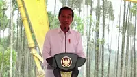 Presiden Jokowi Resmikan Peletakan Batu Pertama RS Hermina di IKN Nusantara, Bisa untuk Pengguna BPJS Kesehatan. Foto: Sekretariat Presiden.