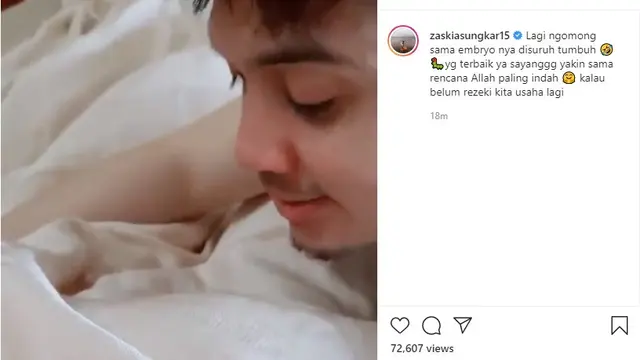 Zaskia Sungkar - Irwansyah (Foto: Instagram/@zaskiasungkar15)