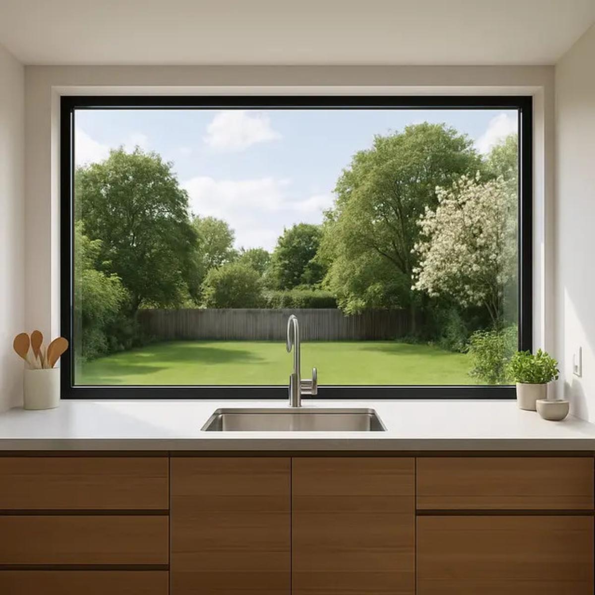 7 Model Jendela Dapur Memanjang Terbaru, Berikan Pencahayaan Natural Optimal