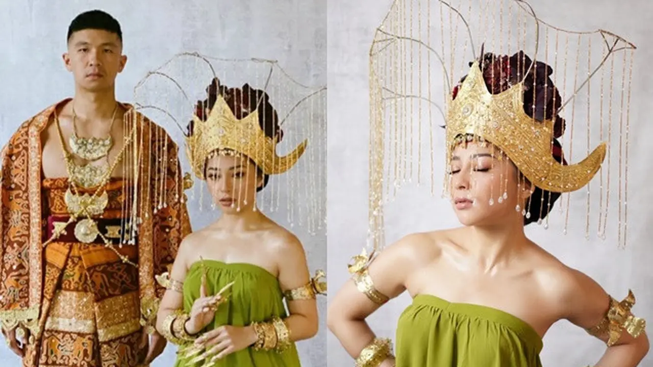 7 Potret Prewedding Nikita Willy dan Indra Priawan, Serasi Pakai Busana Adat