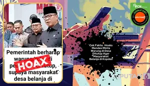 Cek Fakta: Hoaks Mendes Minta Warung di Desa Ditutup Agar Masyarakat Belanja di Kopdes