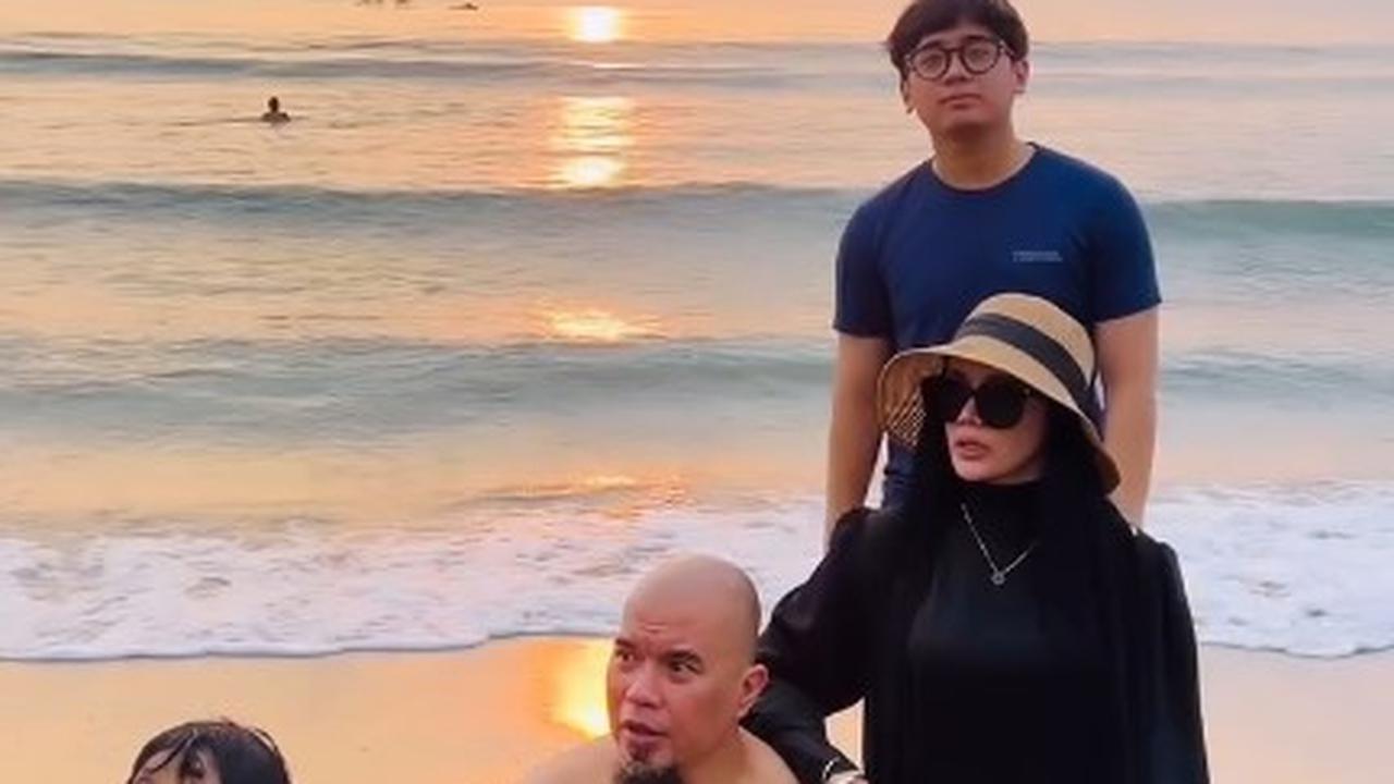 7 Potret Mulan Jameela dan Ahmad Dhani Nikmati Liburan Bareng Anak-Anak, Ada Alyssa Daguise si Calon Mantu