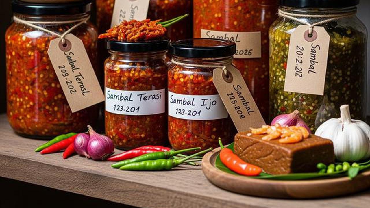 6 Cara Menyimpan Sambal agar Tahan Lama &amp; Tetap Pedas Menggoda