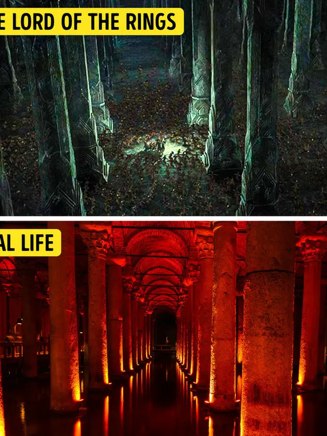 lokasi di film vs dunia nyata (foto: Brightside)