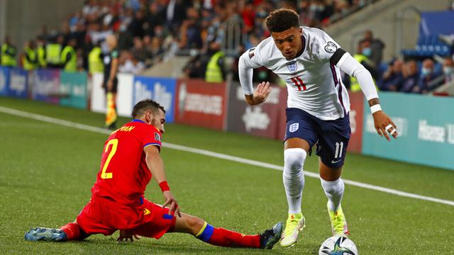 FOTO: Inggris Bantai Andorra 5-0 di Kualifikasi Piala Dunia 2022