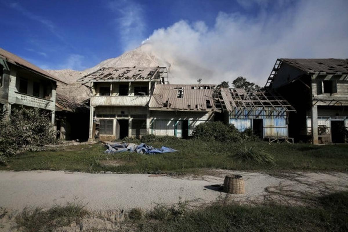 Menelusuri desa di Karo jadi 'kota mati' akibat erupsi Sinabung