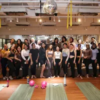Keseruan Fimelahood Fit and Fun&nbsp;Barre Release Flow./copyright fimela/adrian putra