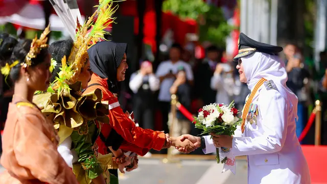 Tari Kolosal hingga Atraksi Dirgantara Meriahkan Upacara HUT ke-80 RI di Banyuwangi