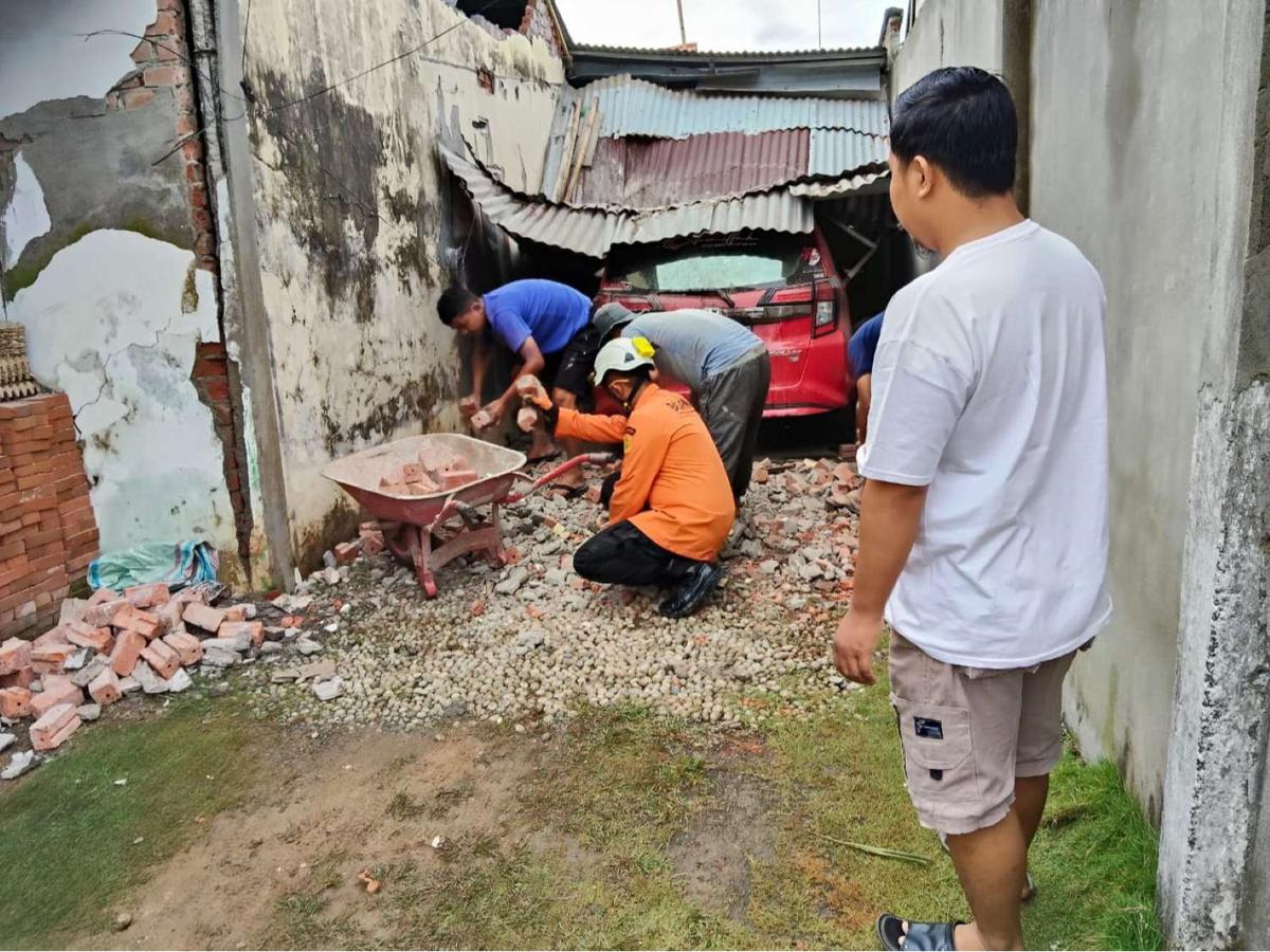 Kerusakan akibat gempa Bengkulu