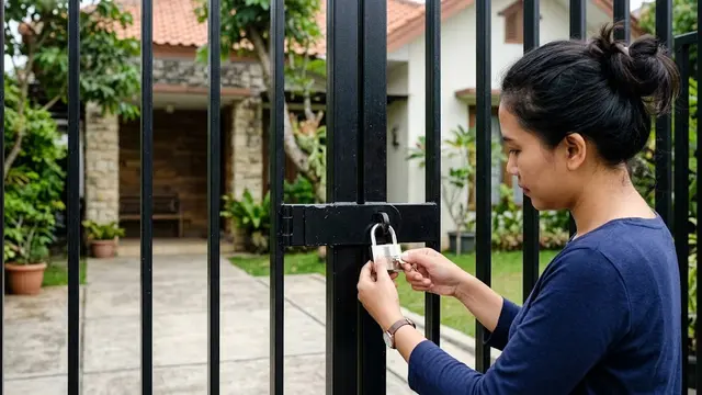 Ganti Aksesori Pagar yang Sudah Usang