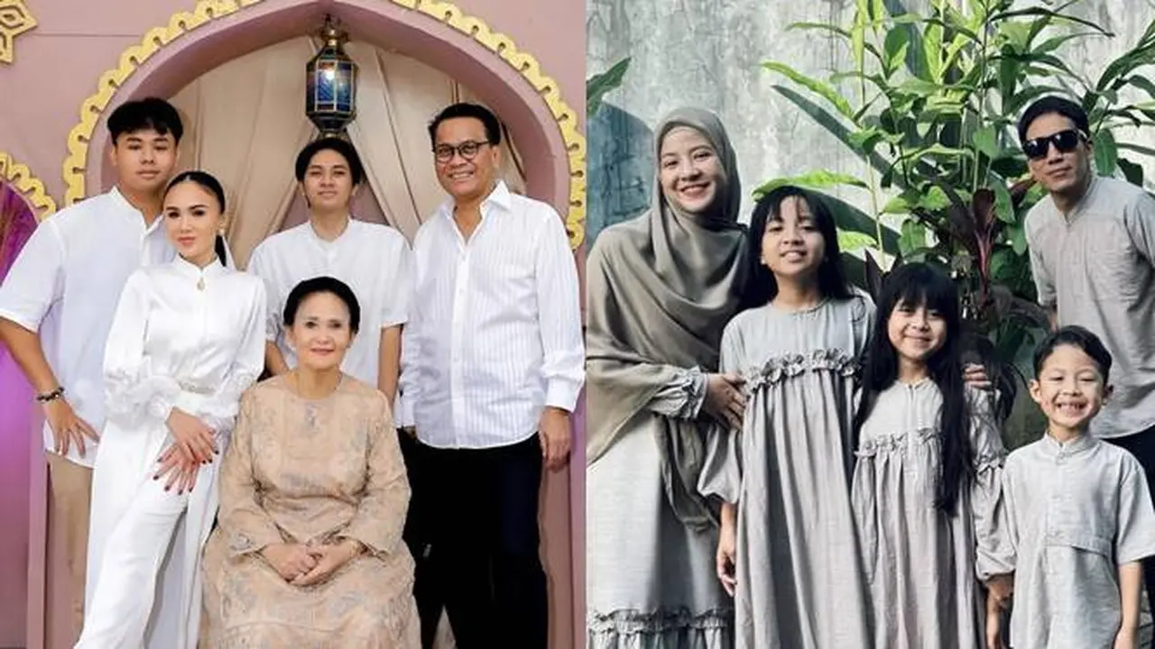 Sudah Bercerai, Ini 6 Momen Seleb Rayakan Lebaran Bersaman Mantan