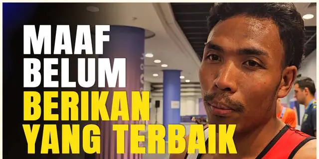 VIDEO: Sprinter Indonesia, Lalu Muhammad Zohri Minta Maaf Setelah Gagal di Olimpiade 2024