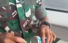 Prajurit TNI Bikin 'Es Komando', Cara Pembuatannya Jadi Sorotan Diaduk Pakai Senjata Sangkur