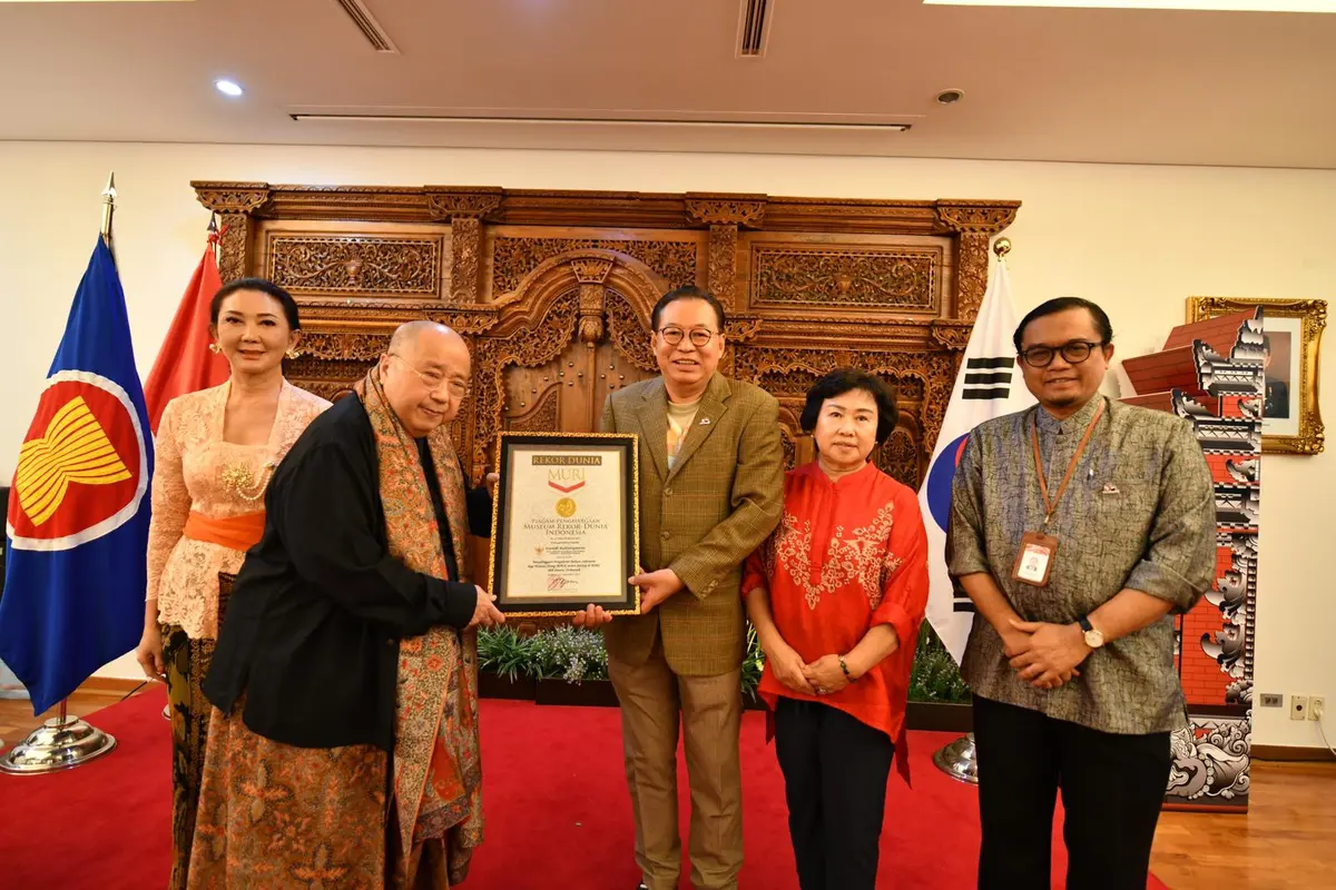 KBRI Seoul pecahkan rekor dunia atas penyelenggara program penyelenggara bahasa Indonesia bagi penutur asing (BIPA) terbanyak dengan peserta terbesar dari seluruh Perwakilan RI di luar negeri. (Dok KBRI Seoul)