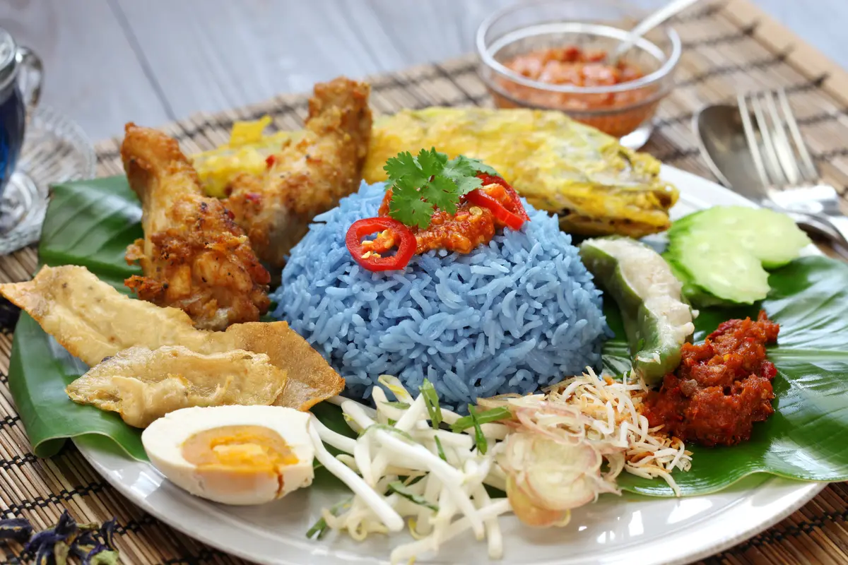 resep nasi biru