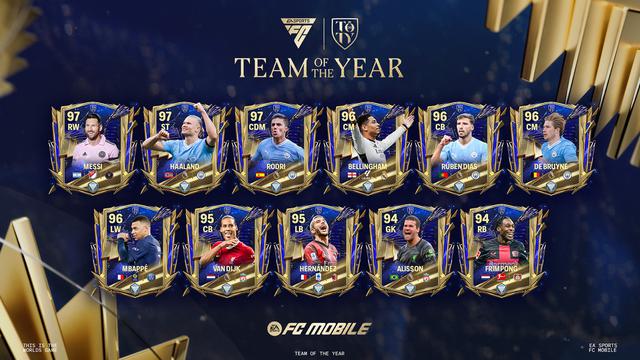 Team of The Year EA Sports FC Mobile