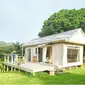 ilustrasi rumah dekat sawah by pinterest.com