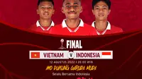 Link Live Streaming Final AFF U-16 2022 : Vietnam Vs Indonesia di Vidio, 12 Agustus 2022. (Sumber : dok. vidio.com)