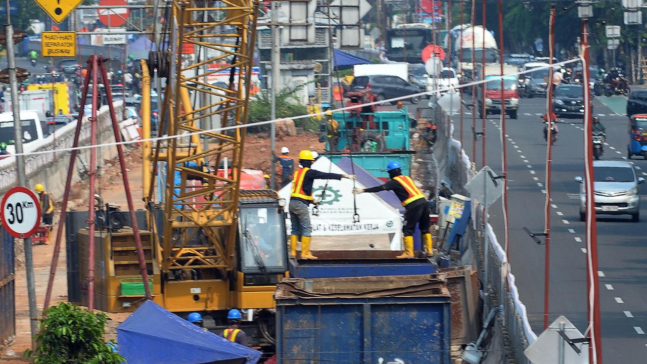 Proyek LRT Jakarta Velodrome -Manggarai