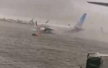 VIDEO Bandara Dubai Kebanjiran Diguyur Hujan Deras, Pesawat-Pesawat Terendam di Landasan