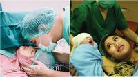 Perjuangan artis melahirkan bayi kembar. (Sumber: Instagram/anisarahma_12/syahnazs)