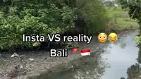 Turis Australia ungkap Instagram vs Realita Bali. (dok. tangkapan layar TikTok @victoria_goulbourne/https://www.tiktok.com/@victoria_goulbourne/video/7164779267069414661)