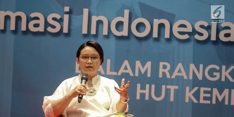 Menlu Retno Bahas Diplomasi Indonesia Bersama Mahasiswa Seluruh Jabodetabek