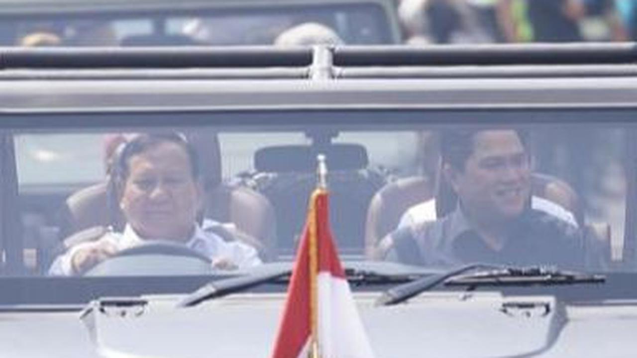 Prabowo-Erick Thohir Satu Mobil dengan Jokowi, PAN: Kode Keras Hadapi Pilpres