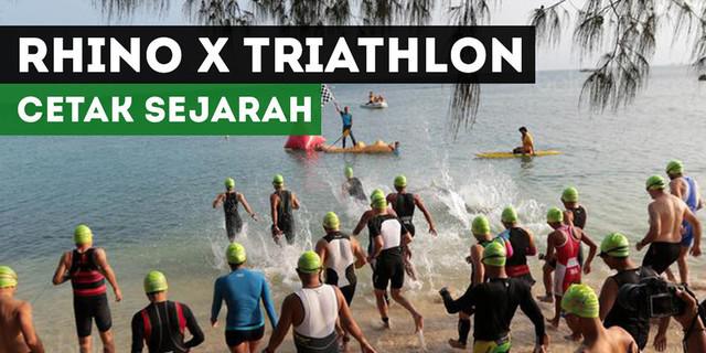 VIDEO: Rhino X Triathlon Cetak Sejarah di Indonesia