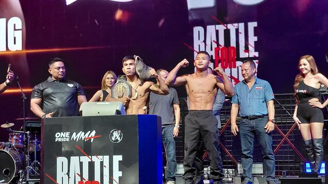 Duel Petarung Indonesia Melawan Wakil Tiongkok dan Malaysia Panaskan One Pride MMA