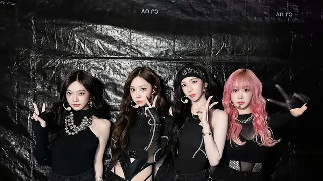 Aespa di SMTOWN Live 2025. (Instagram/aespa_official)