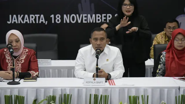 BNPT. (Foto: Biro Perencanaan, Hukum, dan Hubungan MasyarakatBadan Nasional Penanggulangan Terorisme) 
