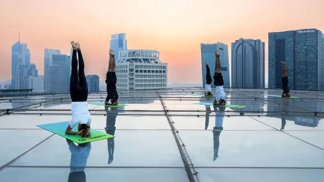 Lokasi kegiatan olahraga tersebar di pusat-pusat kota Dubai