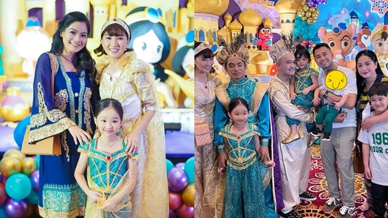 6 Potret Artis di Ulang Tahun Anak Ruben Onsu, Penampilan Fuji Curi Perhatian