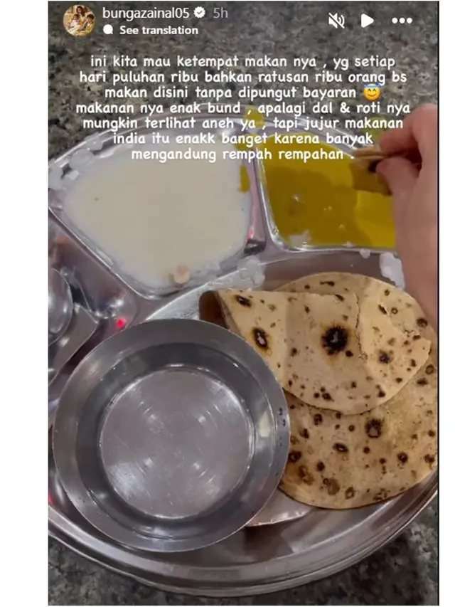 6 Potret Bunga Zainal dan Keluarga Mudik ke India, Jalani Ibadah Agama Sikh
