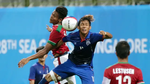 Timnas Indonesia U-23 Bantai Kamboja