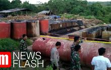 VIDEO: Tim Gabungan Grebek Tempat Penyulingan Minyak Ilegal di Samarinda